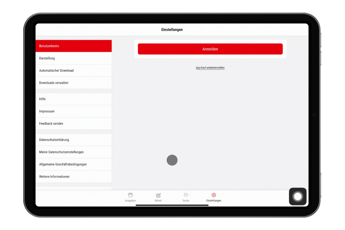 Tutorial zur Anmeldung im E-Paper der Eßlinger Zeitung
